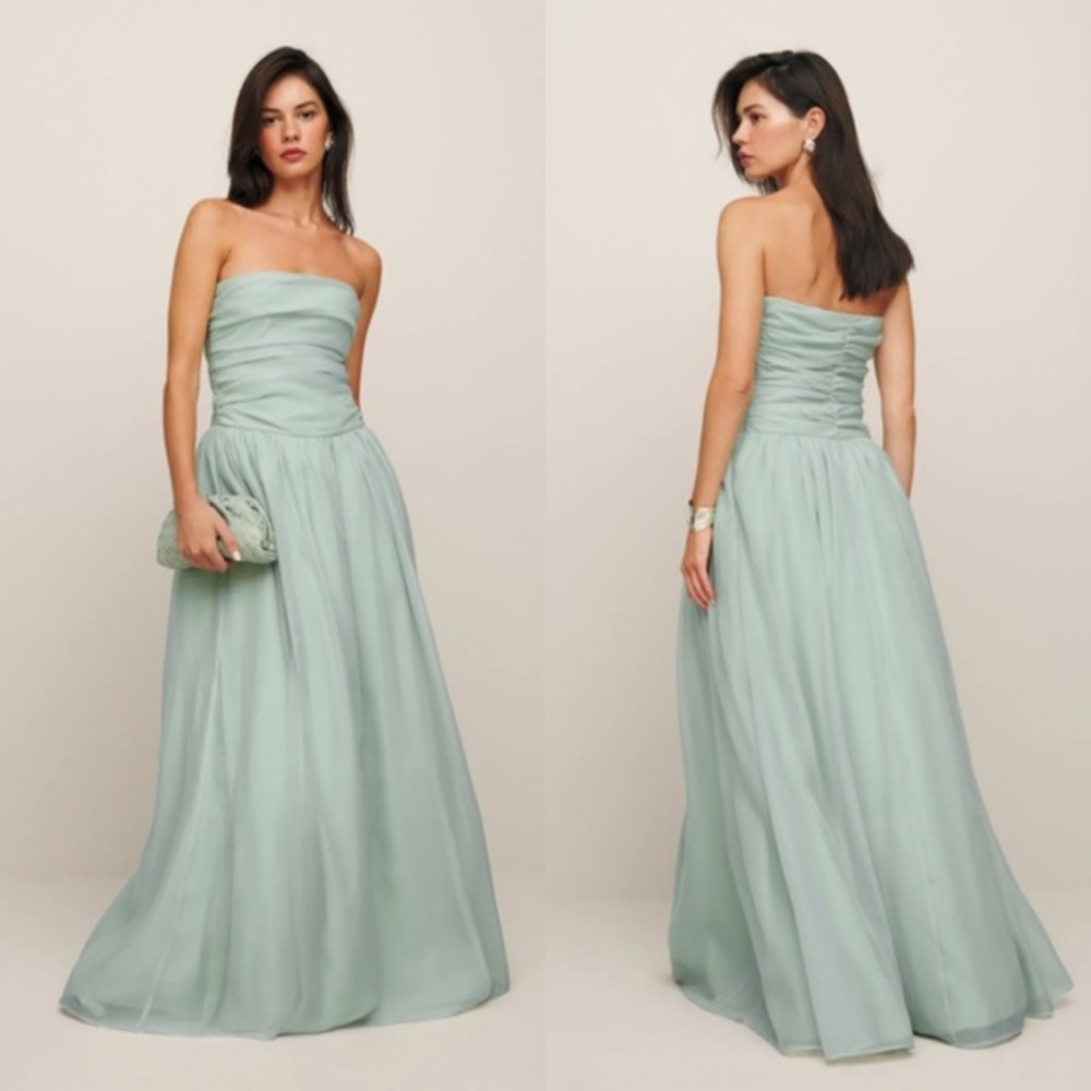 Reformation Iben maxi dress in Seafoam Size 12 NEW! New with tags!